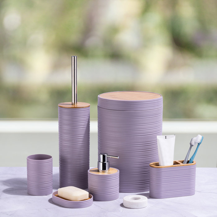 Ivy Bronx Aileana 6 Piece Bathroom Accessory Set & Reviews | Wayfair